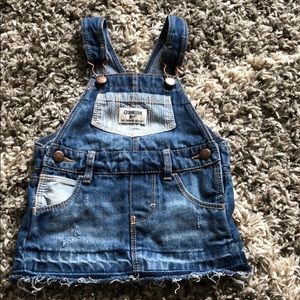 Oshkosh B’gosh denim overall dress- 6 months